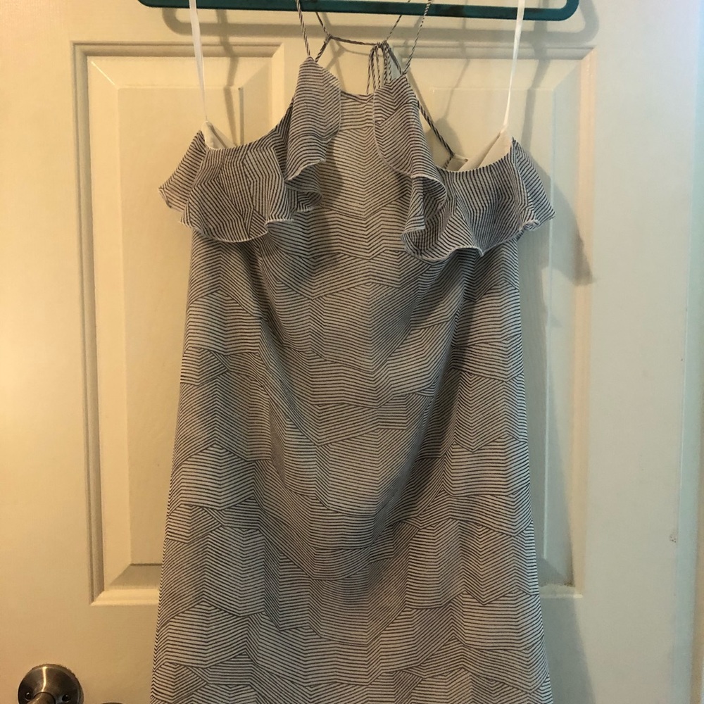 High Neck Mini Dress